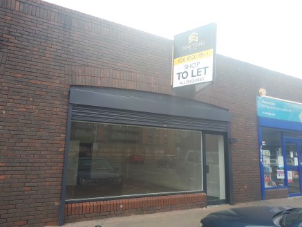 A newly refurbished retail unit comprising open plan sales areas with partitioned kitchenette and WC.

Newly refurbished and in new condition with wooden flooring and spot lighting. Benefiting from access to the rear for deliveries and electric rolle...