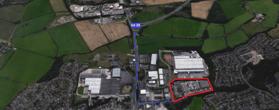 Description\n\nLocation\nThe unit is situated on Hawkley Brook Trading Estate which is in the well established Marus Bridge area of Wigan, Hawkley Brook is accessed from Warrington Road (A49) via Worthington Way, the A49 provides direct access to Jun...