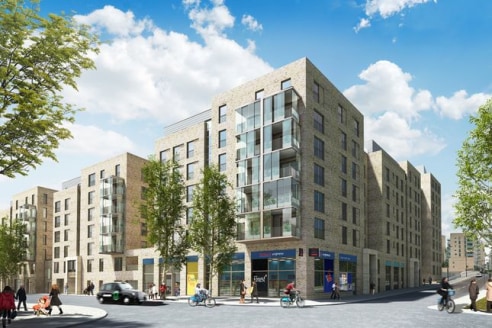 One of five newly constructed ground floor commercial units are available as part of a mixed use development with residential accommodation above and suitable for a variety of uses. The unit is within close proximity to Startford Station....
