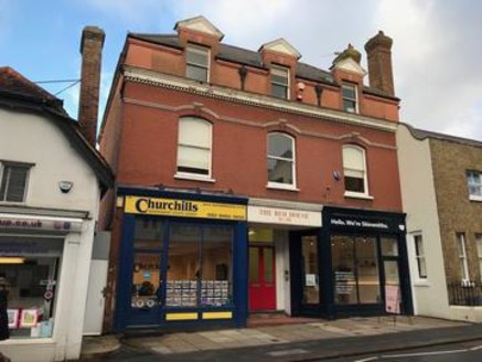 The offices comprise the whole of the second floor of this three storey building accessed via the ground floor entrance fronting on to the High Street. Car parking is in a private car park to the rear of the building (accessed from Rudolph Road)\n\n-...