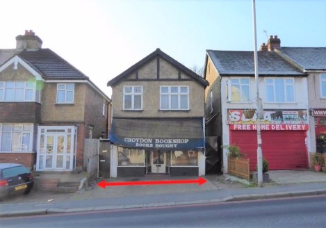 Ground floor retail unit with 1 bedroom flat above and front forecourt with parking for 2 cars. Planning has been submitted to reduce the shop and create additional residential space to the rear