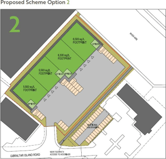 The design and build opportunity is situated on the well-established and thriving Old Mill Business Park with access to the property directly off Gibraltar Island Road.

A variety of employment uses can be delivered on the site including industrial/w...