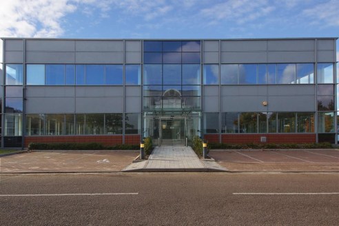 Queensgate House is a modern two storey office building offering an open plan configuration.