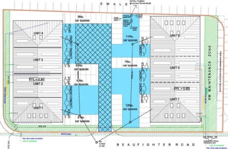 The Units will be finished to a shell condition with services capped off and will benefit from a roller shutter door, pedestrian entrance and a dedicated parking/loading/unloading...