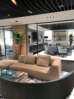 A superb, high quality fully fitted office in a prominent corner office building overlooking Sloane Square, Chelsea
