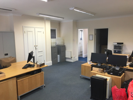 The offices are on ground and first floors of this attractive self - contained office building. There are 5 off street car parking spaces located behind the property.