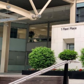 1 Fleet Place, EC4M 7RD\n\nLocation\n\nThe property is located on the north side of Fleet Place, immediately above City Thameslink Station and has dual access onto Fleet Place and Holborn. Communications are excellent via City Thameslink north to Lut...