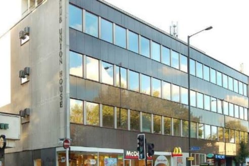 Comprises a prominent modern building over the ground floor reception area on the ground floor and a lift serving all floors. The available space is a mix of open plan and demountable offices and meeting rooms, with male and female WCs and kitchen. H...