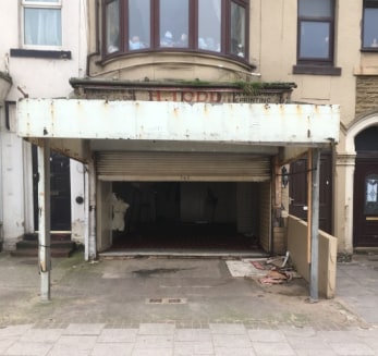 Ground floor freehold lock up retail shop unit located at South Shore in Blackpool close to the Promenade. Roller shutter and open plan fronted unit approximately 34 sqm with covered trading forecourt 13 sqm and basement....