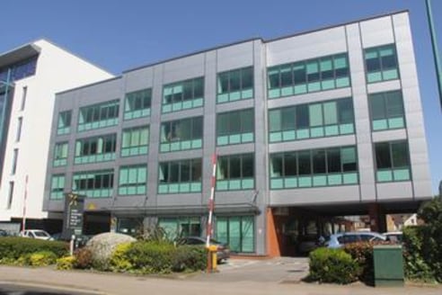 The property comprises a four-storey office building fronting Clarendon Road. The reception and common parts have been refurbished....