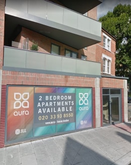 The property provides a new shell unit with a fitted shopfront and capped services.