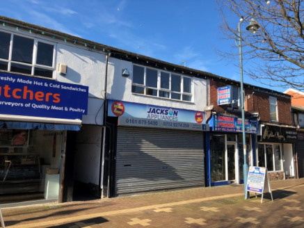 593 sq.ft. ground floor shop with two bedroomed first floor flat.\n\nAccommodation can be split....