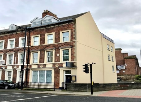 TO LET - ATTRACTIVE SELF-CONTAINED OFFICE BUILDING - PROMINENT LOCATION IN NEWCASTLE CITY CENTRE - REAR GARAGES FOR TWO CARS AND ONE OUTSIDE PARKING SPACE 

LOCATION

The property occupies a prominent corner position on St Mary's Place and John Dobso...