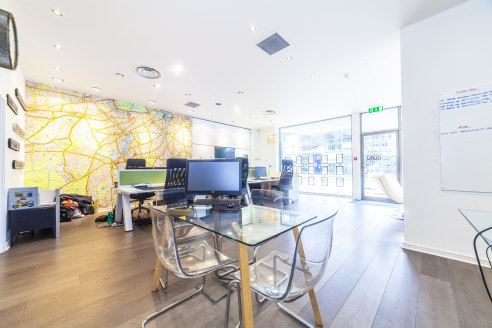 Unit 5 is available on the assignment of the current lease which ends August 2024. The property offers a high-spec fit-out in a great location forming part of the successful Wandsworth Riverside Quarter Scheme, situated near Putney Bridge.
