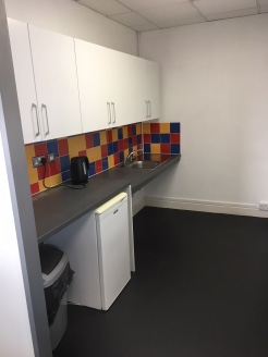 The property is a two storey self contained office building, comprising approximately 2,353 sq. ft. The available offices comprise the entire ground floor, offering mainly open plan space together with two individual offices/meeting rooms. The accomm...