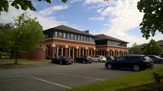 A substantial and detached office building in a prominent location on Chester Business Park. 

The property is available from 4,630 sq ft up to 14,468 sq ft.

4,630 sq ft represents half ground floor.

9,838 sq ft represents whole first floor

14,468...