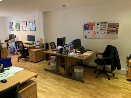 The available accommodation is arranged over the ground and first floor, connected by an internal stair.\n\nEach floor provides an open plan office space with meeting room to the rear plus male and female w.c.s, and kitchen area on the first floor......