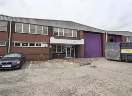The unit comprises warehouse premises with fitted office accommodation. The warehouse is of steel portal frame construction with brick and blockwork elevations and benefits from a full height concertina loading door and three phase electricity....