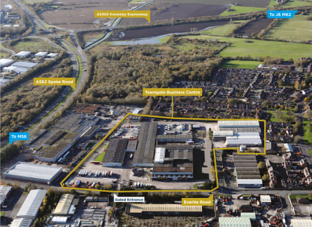 Available with yard/loading facilities. Excellent access M62/M57 & M56. Flexible rents and competitive terms. Ideally located for Widnes/Runcorn, Liverpool & Warrington. 24 hour security. Close to Speke Road A562.
