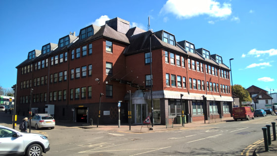 - Prominent modern office in the heart of Epsom town centre

-self contained suite 2284 sq ft.

- Available fitted out with meeting / board room and private office

- On-site parking

-To Let