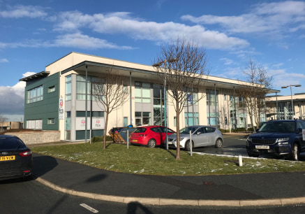 Modern business park development on the edge of Abergele providing air conditioned office accommodation for immediate occupation. 

The space is predominantly open plan with kitchen and meeting room.

Ground floor 5420 @ 1,130 sq ft + 5 spaces = £13,...