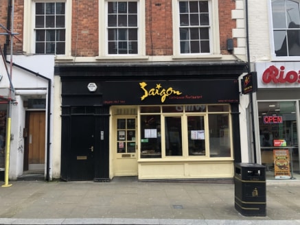 The property comprises an A3/A5 restaurant premises with a glazed frontage and fully equipped kitchen facilities. The ground floor restaurant area benefits from a suspended ceiling, tiled floor and entrance porchway. There is customer disabled and ma...