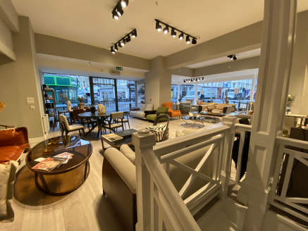 Highly Prominent Corner - A1 Retail Showroom. At the busy junction with Lillie Road - 80 ft frontage. 313 North End Road, Fulham, London SW6 1NN. Approx....