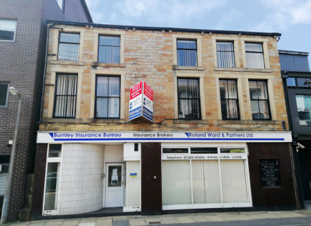 LOCATION\n\nThe property is situated in Burnley town centre just off St James Street to the rear of Barclays Bank on a busy thoroughfare.\n\nDESCRIPTION\n\nThe property is a three storey building of stone construction with a pitched slate roof....