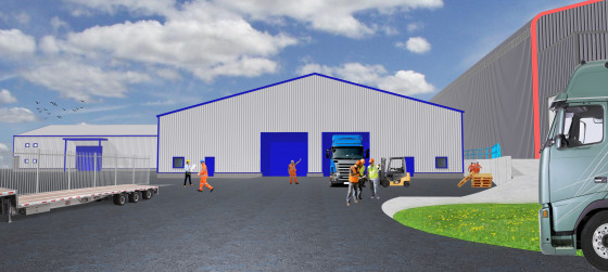 The property comprises a new build warehouse unit which is currently undergoing construction and due for completion in Autumn 2021. 

The property will be a steel portal framed unit with part brick/blockwork elevations, part steel clad beneath a pitc...