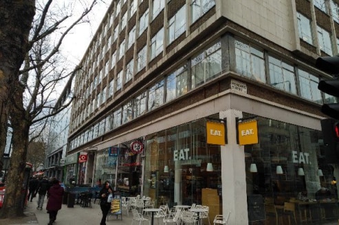 Very cool high quality fitted media office on low rent to let at 90 Tottenham Court, Fitzrovia, London W1T 4TJ, part 3rd floor 5456 sq ft...