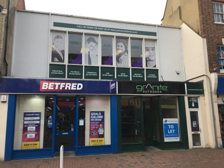 First floor, self contained offices situated above a terrace of retail units with ground floor entrance directly off Westgate Street.