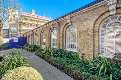 Iconic Grade II Listed buildings set within landscaped gardens on Mile End Road (A11) and Bow Road (A11). Located approximately 300 metres from Bow Road and Mile End Underground stations, these A1/A2/A3/B1/D1 consented buildings with 4 residential ap...