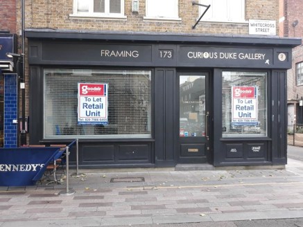 The Retail unit is located on the corner of Whitecross/Banner Street arranged over Ground Floor and Basement floors providing a good well-positioned retail space. The Landlord has a preference for non-food retail uses in the premises.<br><br>Use Clas...