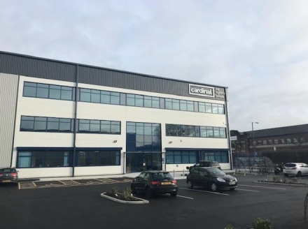 The premises comprise integral office accommodation within a recently constructed warehouse facility (June 2018) over ground and two upper floors, the uppermost of which is currently fitted to shell specification.\n\nThe accommodation benefits from a...