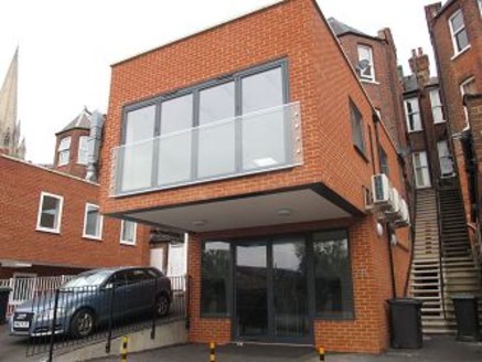 Modern newly built office building arrange on lower ground, ground and first floors together with 2 car...