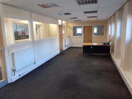 The property briefly comprises a modern first floor office suite situated on Wakefield Road. The suite benefits from having open plan accommodation with a private directors office and communal kitchen and WC facilities. The suite features being carpe...