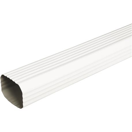 Spectra Metals 2 in. x 3 in. Aluminum Downspout, White