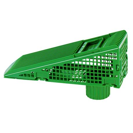 Frost King Universal Wedge Downspout Screen, Green