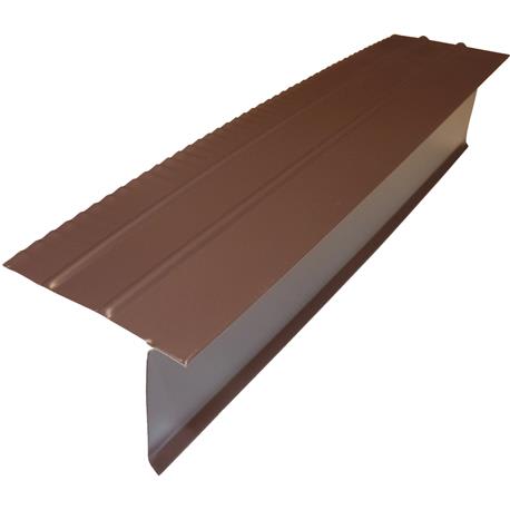 Amerimax 2" Brown Aluminum F Style Roof & Drip Edge Flashing