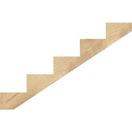 Kitzmans 5-Step Treated Stair Stringer, 2 in. x 10 in.