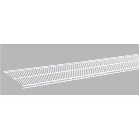 freedomRail White Profile Ventilated Closet Shelf, 16 in. x 4 ft.