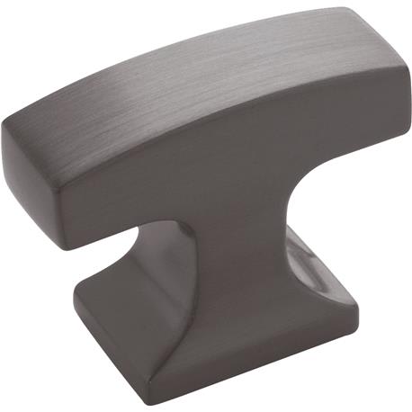 Amerock Westerly Graphite Cabinet T-Knob, 1-3/8 in.