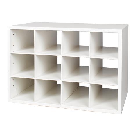 freedomRail White O-Box with Shoe Cubby