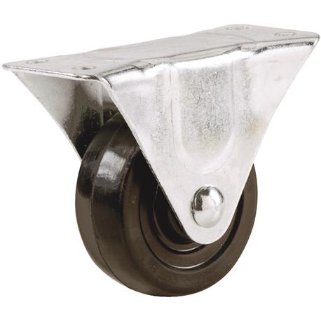 Shepard 4" Rubber General-Duty Rigid Plate Caster