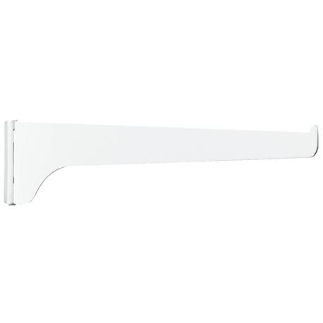 Knape & Vogt 180 Series 12 In. White Steel Regular-Duty Shelf Bracket