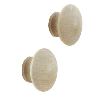 Amerock Allison Round Birch Wood Knob, 1.5 in.