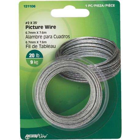Hillman 20 Lb. Capacity 25 Ft. Picture Wire