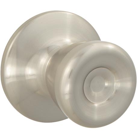 Steel Pro Brush Nickel Tulip Bed & Bath Passage Knob