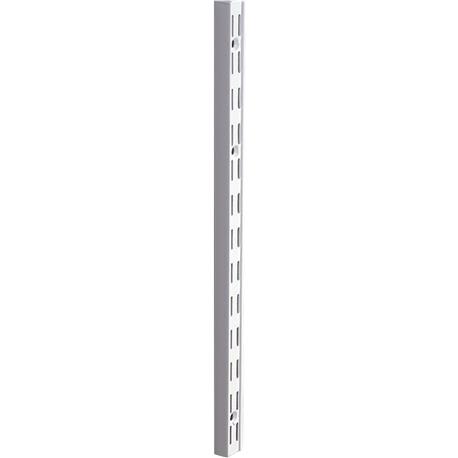 Knape & Vogt 82 Series 16-1/2 In. Titanium Double-Slot Shelf Standard