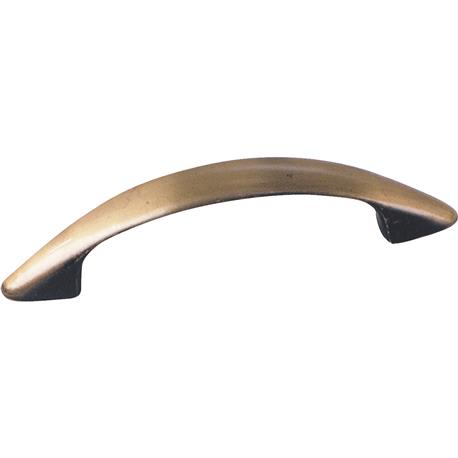 Laurey Antique Brass Modern Pull, 3 in.